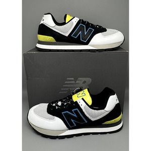 New Balance 574 Men’s Classic Sneaker ML574DNI White/Black Size 11D